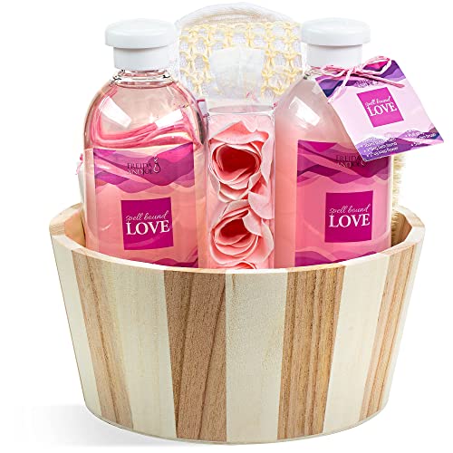Spell Bound Love Bath Set - Skin-Nourishing Essentials, Vegan & Cruelty-Free - Gift Basket