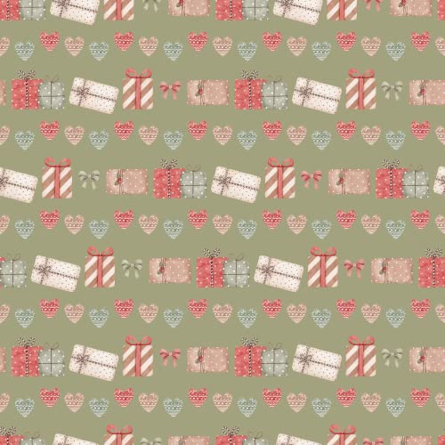 Waterleaf Paper Co. Dissolvable Gift Wrap - 100% Compostable, Vintage Design - 12" x 47"