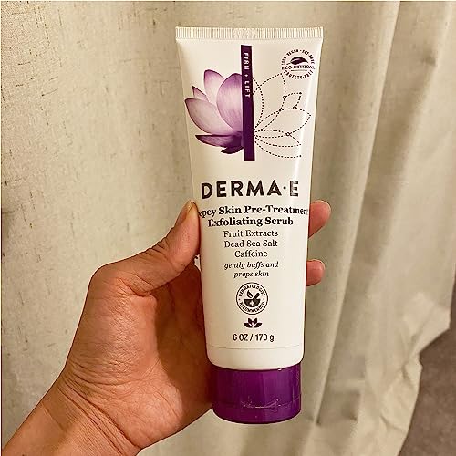 DERMA E Body Scrub - Softening Exfoliant with Kakadu Plum & Dead Sea Salts - 6 Oz