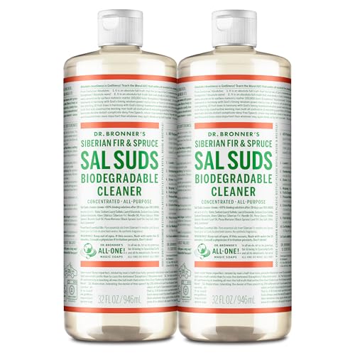 Dr. Bronner's All Purpose Cleaner - Powerful Pine Cleaner, Plant-Based Oils, 32 oz, 2-Pack