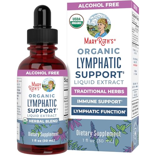 MaryRuth's Herbal Supplement - Lymphatic Support with Echinacea & Elderberry - 30 Servings