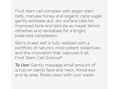 Andalou Naturals Lemon Sugar Facial Scrub - Gently Exfoliates & Purifies Skin - 1.7 oz