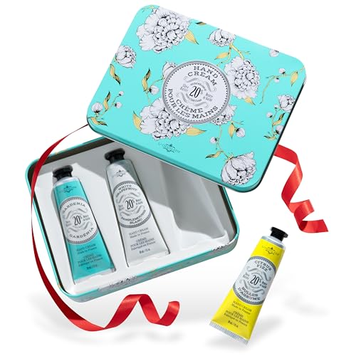 La Chatelaine Hand Care Set - Moisturizing with 20% Organic Shea Butter, 3 Scents - 3 x 1 fl. oz.