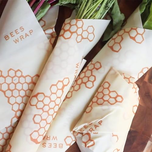Bee's Wrap Reusable Beeswax Food Wrap - All-Natural, Washable, Cut-to-Size Roll - 14in x 52in