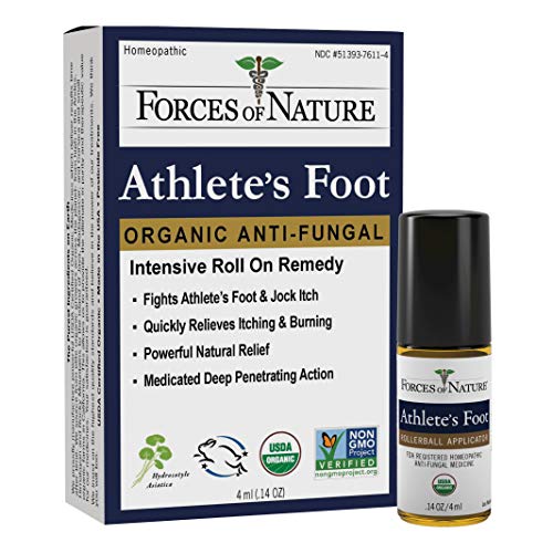Forces of Nature Antifungal Treatment - Relieves Itching & Burning, Organic Ingredients - 4ml