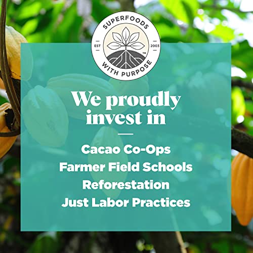 Navitas Organics Raw Cacao Nibs - Nutrient-Dense Superfood, Organic & Fair Trade - 8 oz