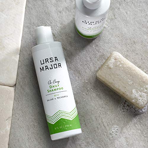 Ursa Major Go Easy Shampoo & Conditioner Set - Soft, Healthy Hair, Vegan, Gluten-Free - 8oz, 2 Count