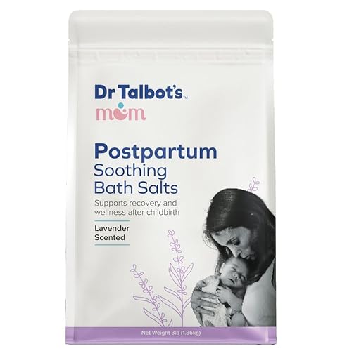 Dr. Talbot's Postpartum Bath Salts - Lavender Relaxation for New Moms, Paraben-Free - 16oz