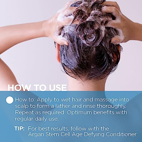 Andalou Naturals Argan Stem Cell Shampoo - Strengthens Thinning Hair, Sulfate-Free - 11.5oz