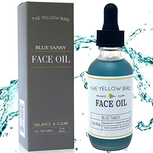 The Yellow Bird Face Oil - Glow-Boosting Serum, Collagen Support, Vegan - 1oz
