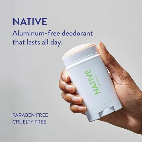 Native Sensitive Deodorant - 72-Hour Odor Control, Aluminum Free, Cucumber & Mint - 2.65oz