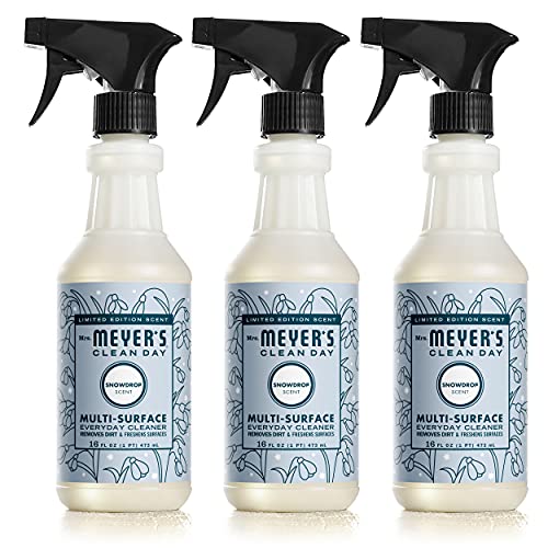 Mrs. Meyer's Multi-Surface Cleaner - Fresh Snowdrop Scent, Removes Dirt & Odors - 16oz