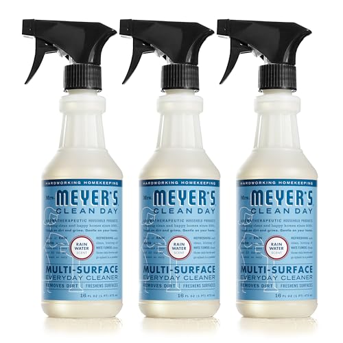 Mrs. Meyer's All-Purpose Cleaner - Fresh Rain Water Scent, Cruelty-Free - 16 fl. oz, Pack of 3