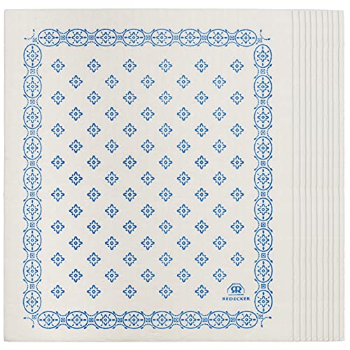 REDECKER Cleaning Essentials Set - Ultra-Absorbent, Durable, Biodegradable - 10 Cloths, 6.7x7.87 in