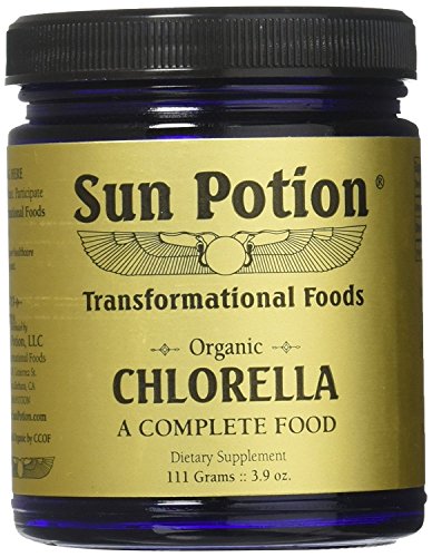 Sun Potion Chlorella Powder - Premium Organic Superfood, Rich in Protein & Vitamins - 111g