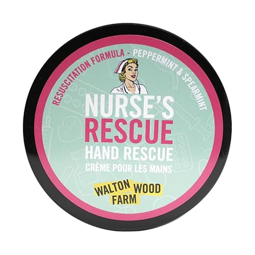 Walton Wood Farm Nurse’s Hand Rescue - Moisturizing Cocoa & Shea Butter Blend, Vegan - 4oz