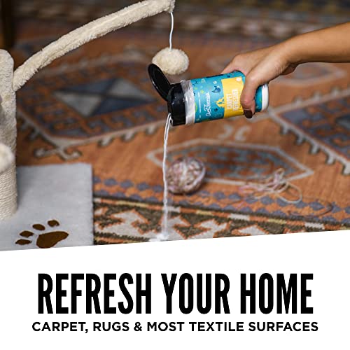 Aunt Fannie's Carpet Freshener - Odor Neutralizing with Natural Ingredients, Bright Lemon - 16oz