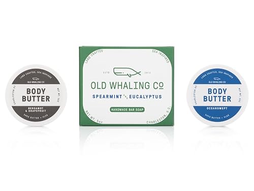 Old Whaling Co Body Care Set - Gentle Ingredients, Bold Scents, Travel Friendly - 3 Products