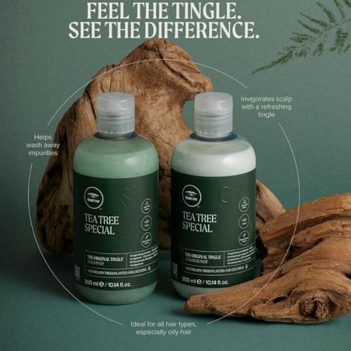 Tea Tree Special Shampoo - Deep Clean & Refresh Scalp, Color Safe for All Hair Types - 33.8 fl. oz.