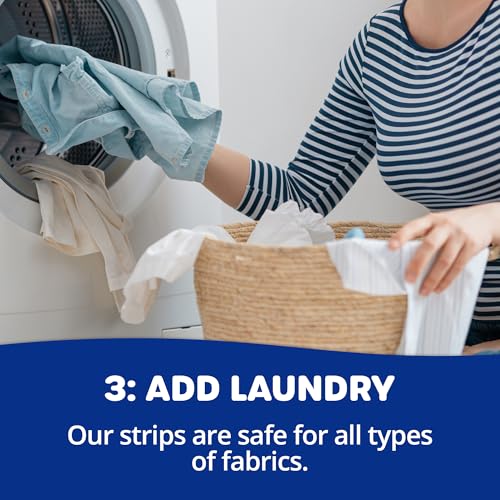 Tru Earth Laundry Detergent & Softener Strips - Plastic Jug-Free, Powerful Cleaning - Fresh Linen