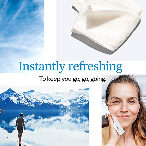 Ursa Major Face Wipes - Cleanse, Exfoliate, Hydrate, Biodegradable Bamboo - 20 Individually Wrapped