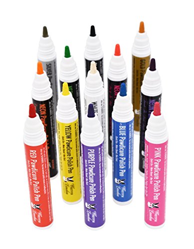 Warren London Nail Polish Pens - Quick-Dry, Non-Toxic, 13 Vibrant Colors for Dogs