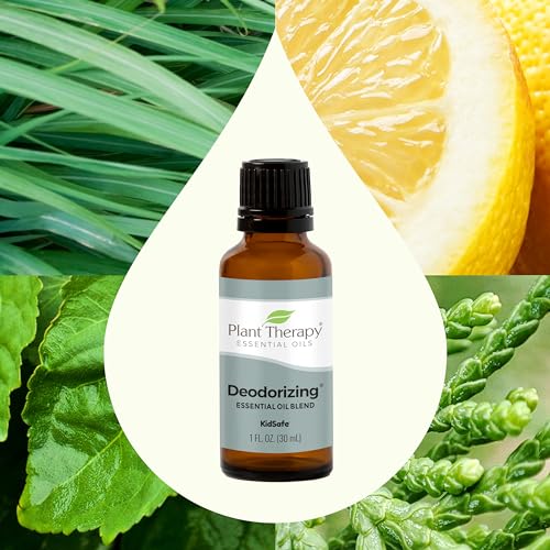 Plant Therapy Deodorizing Essential Oil Blend - Natural Odor Fighter, 100% Pure - 30 mL