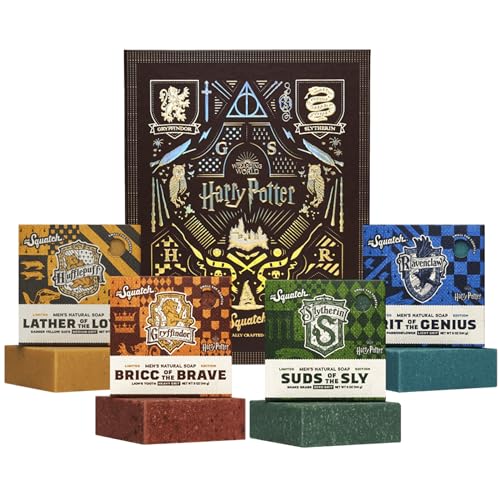Dr. Squatch Soap Set - Natural Ingredients, Inspired by Harry Potter - 4 Bar Bundle