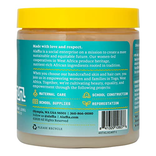 Alaffia Beautiful Curls Hair Gel - Hydrates, Defines Curls, Vegan with Shea & Coconut Oil - 8 Fl Oz