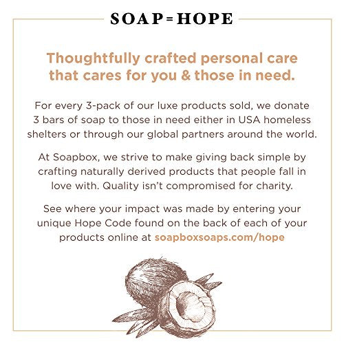 Soapbox Liquid Hand Soap - Moisturizing Vanilla & Lily, Vegan, Cruelty Free - 12oz Pump, 3-Pack