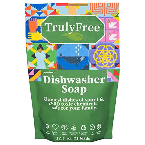 Dishwasher Detergent | 12.5oz Bag, Natural Concentrated Formula, Hard Water Stain Remover