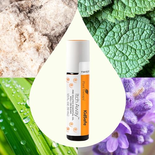Plant Therapy Itch Away Essential Oil Blend - Soothes Skin Irritations, KidSafe Formula - 10 mL