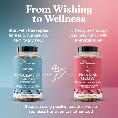 Conception Fertility Supplements - Supports Hormonal Balance & Healthy Cycles - 60 Veg Capsules