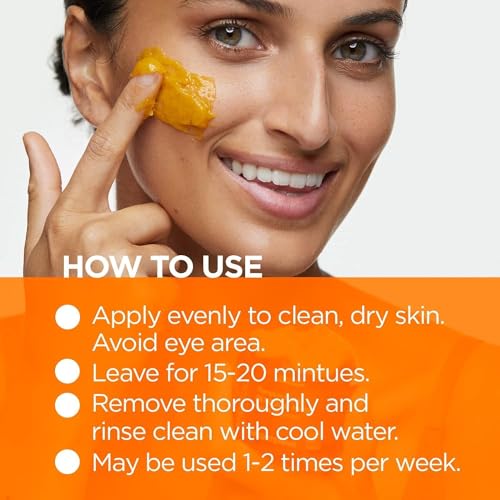 Andalou Naturals Pumpkin Honey Glycolic Mask - Exfoliating & Brightening with Vitamin C - 1.7 fl oz
