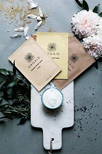 ORGAID Organic Sheet Mask - Anti-Aging & Moisturizing, Made in USA - Single Use