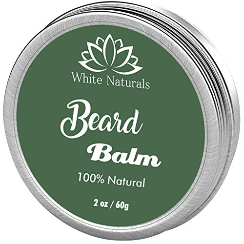 Organic Beard Balm - Styles, Strengthens & Softens with Argan Oil & Shea Butter - 2oz