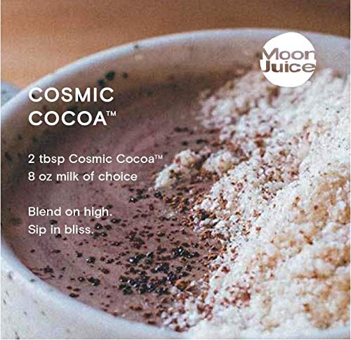Moon Juice Cosmic Cocoa - Adaptogenic Mushroom Hot Chocolate for Mood - Vegan, Non-GMO - 6.9oz