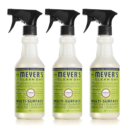 Mrs. Meyer's All-Purpose Cleaner - Dirt Remover, Fresh Lemon Verbena Scent - 16 fl. oz, Pack of 3