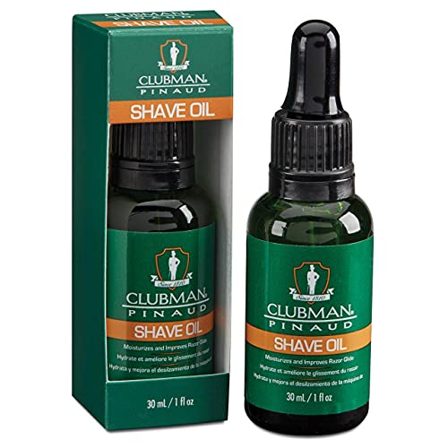 Clubman Shave Oil - Reduces Dry Skin & Nicks, Conditions & Moisturizes - 1 fl oz
