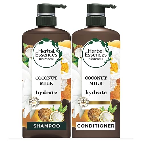 Herbal Essences Shampoo & Conditioner Set - Hydrate & Nourish with Natural Ingredients - 20.2oz