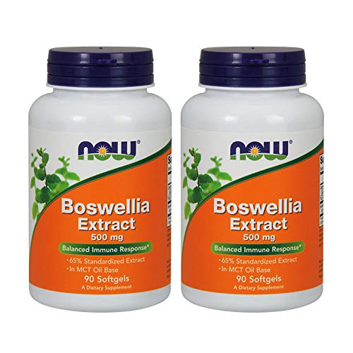 Now Foods Boswellia Extract Softgels - Immune Support, Non-GMO, 90 Count x 2