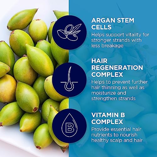 Andalou Naturals Argan Stem Cell Shampoo - Strengthens Thinning Hair, Sulfate-Free - 11.5oz