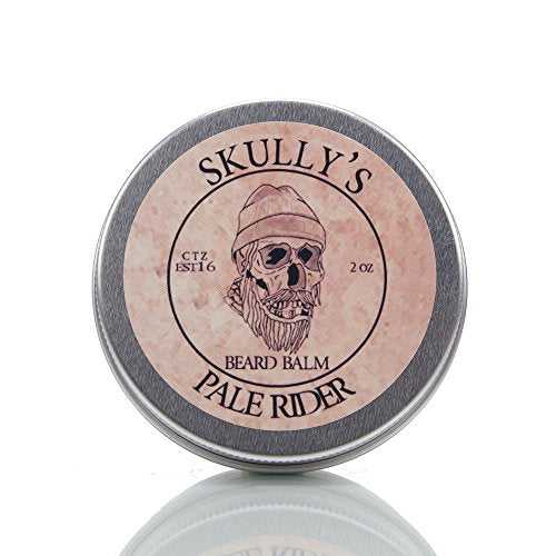 Skully's Pale Rider Beard Balm - Deep Conditioning, Medium Hold, Fragrance-Free - 2oz