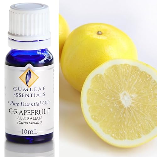 Gumleaf Essentials Grapefruit Essential Oil - Uplifting & Reviving, 100% Pure - 10ml