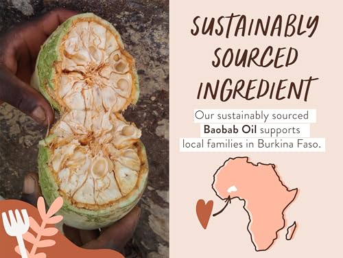 Babo Botanicals Baobab & Rosehip Conditioner - Smooths Extra Dry Curls, Vegan - Citrus Cedarwood