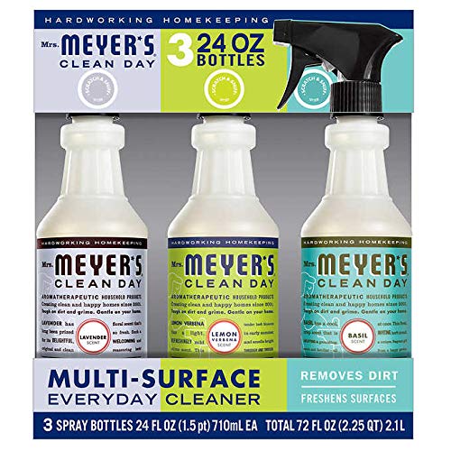 Mrs. Meyer's Multi-Surface Cleaner - Plant-Based Power, Essential Oils - 24 fl oz, 3-Pack