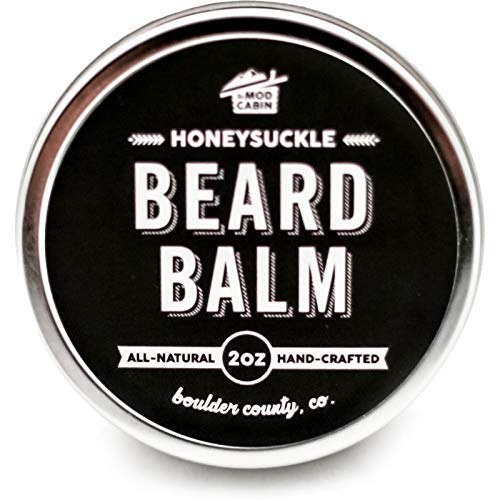 Honeysuckle Beard Balm - Moisturizes, Promotes Growth, All Natural Ingredients - 2oz