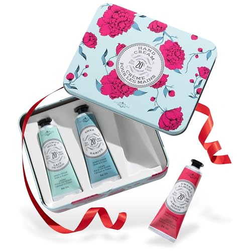 La Chatelaine Hand Care Set - Nourishing 20% Shea Butter, Coconut Milk & Lychee - Travel Size