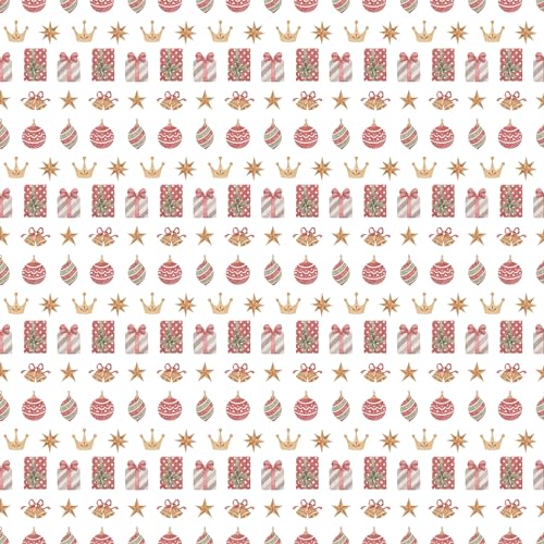 Waterleaf Paper Co. Dissolvable Gift Wrap - 100% Plant-Based, Unique Nutcracker Design - 6 Sq Ft