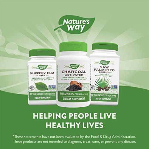 Nature's Way Digestive Enzyme Blend - Binds Gas & Unwanted Materials, Gluten-Free - 100 Capsules